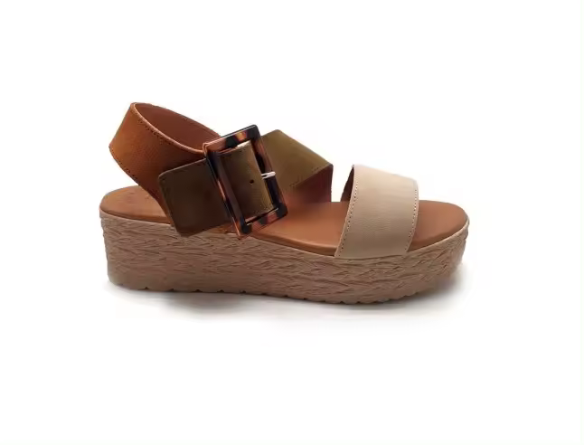 EVA FRUTOS SANDALIA PLATAFORMA HEBILLA DECORATIVA 718 Eva Frutos - 1