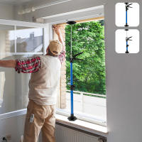 Vara De Soporte Telescópica Ajustable 3ra Mano En Acero Para Armarios Herramientas De Carpintería Varas De Elevación Trabajos De Bricolaje - details 1