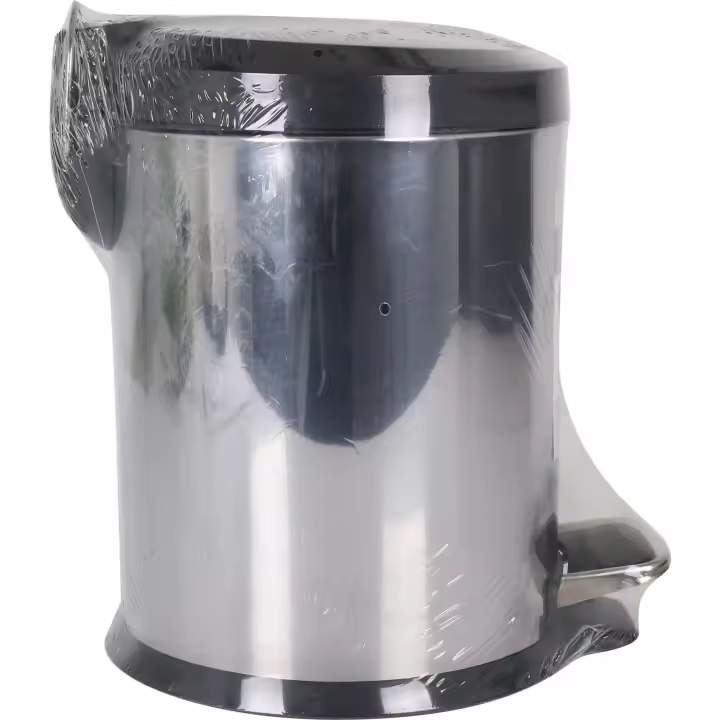 Confortime - Cubo Basura Metálico con Pedal 5L - Elegante y Resistente, Fácil de Limpiar y con Tapa Anti-Olores - 1