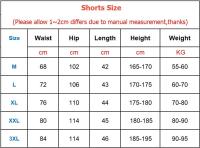 Shorts Deportivos Para Hombre Entrenamiento Correr Doble Capa Antiglareante Secado Rápido Fitness Shorts - details 0