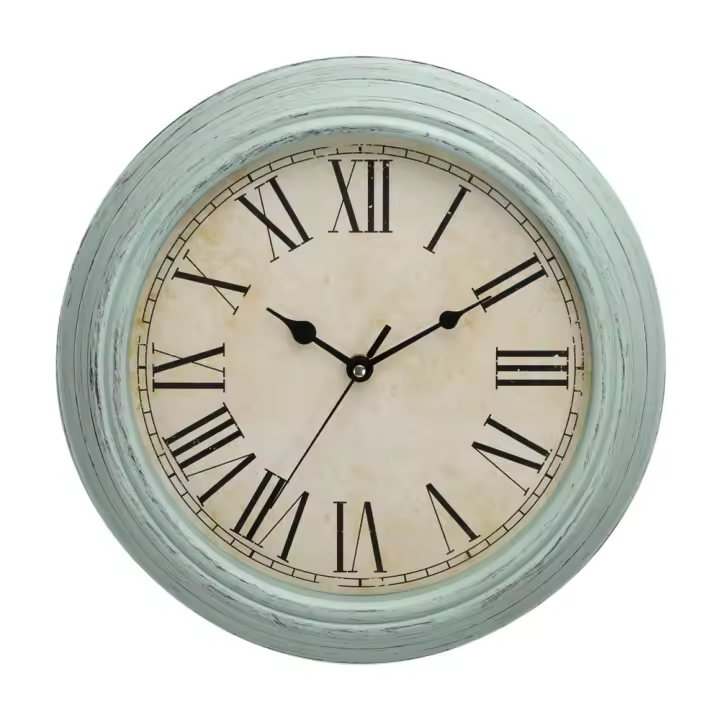 Silent No Tick Ro Retro Quartz Clock Wall Clock (12 Inches) cb1.d - 1