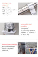 Cinta De Aluminio Para Sellar Tubos De Escape Resistente a Altas Temperaturas Y a Prueba De Fugas En La Cocina Con Protección Solar Y Aislamiento Térmico - details 7