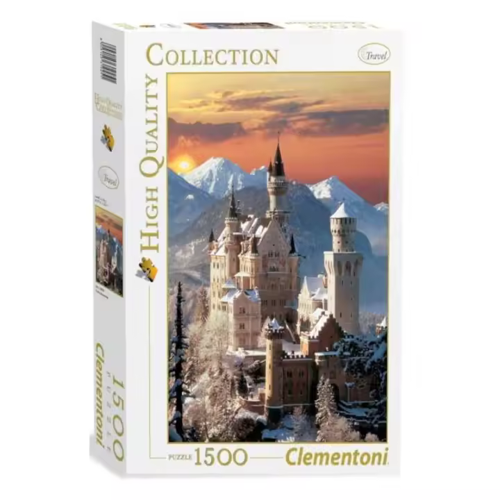 Puzzle 1500 piezas Castillo Neuschwanstein Clementoni - 1