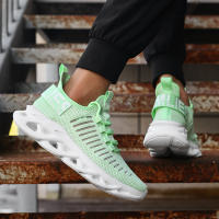 Zapatos De Deporte Casuales Para Hombre Transpirables Corrida Plataforma Tenis Caminar Entrenamiento Zapatillas Confortables Talla Verdadera Material Superior De Tejido Y Suela EVA - details 5