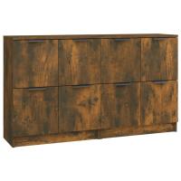 vidaXL Aparadores 2 uds madera contrachapada 60x30x70 cm Mueble de Almacenaje de Salón, Buffet para salón, Armario Auxiliar, Armario de Almacenamiento - details 4