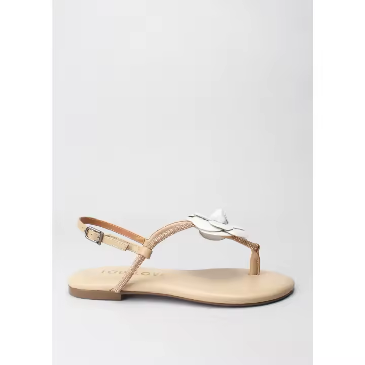 sandalia camelia napa sand white LODI - 1
