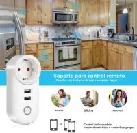 Enchufe Inteligente WiFi 16A Con Enchufe Israelita Control Por Voz De Alexa Y Google Home Función De Tiempo Tuya APP Hogar Inteligente Protección Contra Sobrecargas - details 12