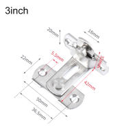 Cerradura De Pared De Acero Inoxidable Con Cerradura De Palanca 90 Grados Para Puerta Deslizante Barniz Wine Closet Cerradura De Ángulo Recto - details 8