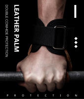 Guantes De Gimnasio Antideslizantes Y Resistente Al Desgaste Para Levantamiento De Pesas Crossfit Ejercicio De Agarradera Protección De Palma Cowhide - details 7