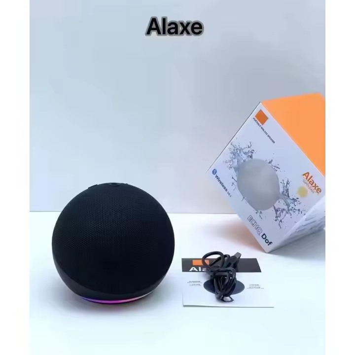 Nuevo Bluetooth audio WiFi Pequeño Estéreo al Aire Libre Bajo esritorio Mini Altavoz Bluetooth | Altavoz inteligente WiFi y Bluetooth with Alexa-with sonido más alto y Amplio | Anthracite，（Sin función de voz） - 1