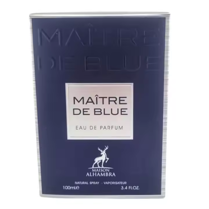 BLUE DE CHANCE (MAITRE DE BLUE) MAISON ALHAMBRA EDP PERFUME ARABE ESPAÑA STOCK - 1