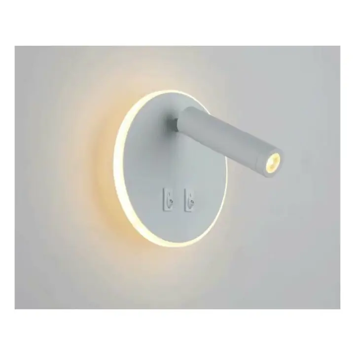 Lámpara de pared de cabecera nuevo proyecto de estilo chino pasillo de hotel pasillo escalera sala de estar fondo lámpara de pared luz blanca cálida - 1
