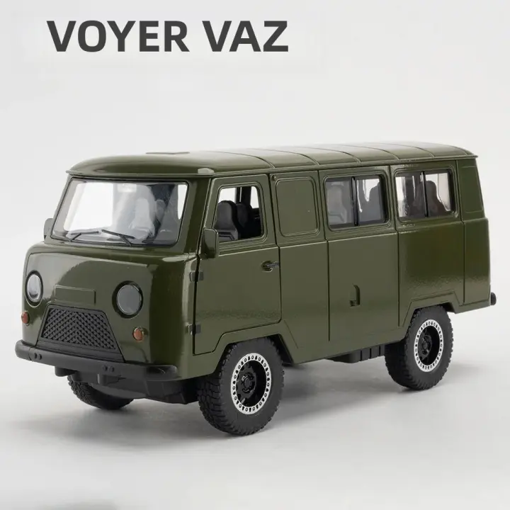 Modelo De Coche Escala 1:18 UAZ Viajero De Rusia Juguete De Aleación De Metal Simulación Con Sonido Y Luz Regalos Para Niños - 1