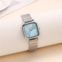 Reloj De Pulsera De Mujer Simple Cuadrado Dial Acero Vestido De Moda Y Casual Resistente Al Agua Displays De Numeración Romana - details 7