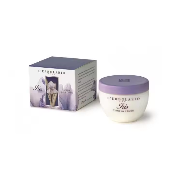 L'Erbolario Iris  Crema de Cuerpo,  Hidratante Corporal, 300 ml - 1