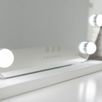 Flamingueo Espejo Maquillaje Luz 12 Luces LED Tocador Maquillaje 3 Modos Luz Espejos con Luz Maquillaje Espejo Tocador Control Tactil Espejo de Mesa para Maquillaje Espejo Led Espejo Mediano Maquillaje - details 6