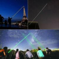 THSIDNE Leistungsstarker Grner Laserpointer 10000m 532nm Hochleistungs-Grner Laser-Laserpointer, Grnes Licht Gypsophila USB-Taschenlampe Laserpointer - details 3