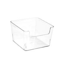 Organizador De Cajones Transparente Almacenamiento Para Frutas Alimentos Cosméticos Joyas Jars Piled up En El Frigorífico - details 14