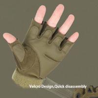 Guantes Tácticos Para Tiros Protección Deportiva Full Finger Para Motorcicleta Caza Y Caminar Diseño Touch Material De Poliéster - details 13