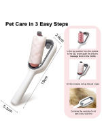 Cepillo De Aseo Para Mascotas Multifuncional Para Gatos Y Perros Elimina Pelo Flotante Y Cepillo Adhesivo Suministros De Aseo Para Mascotas - details 0