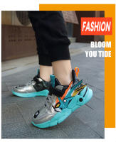 Zapatos Deportivos Para Niños Tendencia Mobile Suit Casual Sneaker Antideslizante Cuero Suela EVA Apto Para Todas Las Estaciones - details 1