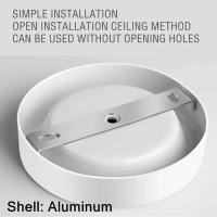 Lámpara De Techo LED Multicolor 9W 12W 15W 20W Instalación Directa Para Sala De Estar Cocina Estilo Moderno - details 8