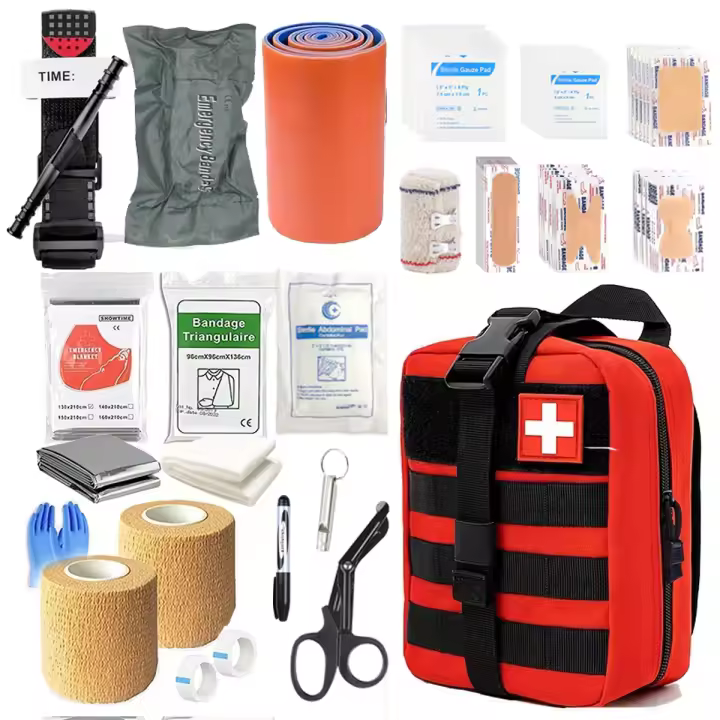 Kit De Sobrevivencia Al Aire Libre 131pcs Multiusos Para Camping Y Escalada Kit De Emergencia Incluye Todos Los Accesorios De Primeros Auxilios - 1