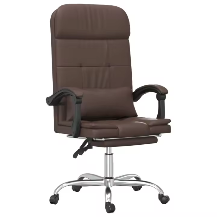 Silla de Oficina Reclinable con Función de Masaje | Diseño Minimalista - 1