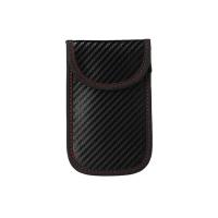 Estuche De Fibra De Carbono Para Llaves De Coche Bloqueador De Señal Antimagnético Protector Contra Rádiation Estuche De Carteles Sin Llave Para Privacidad - details 5