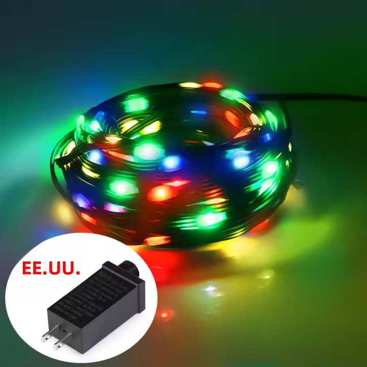 Luces De Fairy LED Para Decoración Navidad Boda Fiesta 110V 220V a 24V Cadena De Iluminación Exterior Garland Para Árbol De Navidad - 1