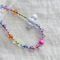 Nueva Cadena De Teléfono Con Nubes Blancas Y Resina Colorida Accesorio De Moda Coreana Para Mujeres Cadena De Móvil De Juego De Dibujos Animados Para Fiesta - details 2