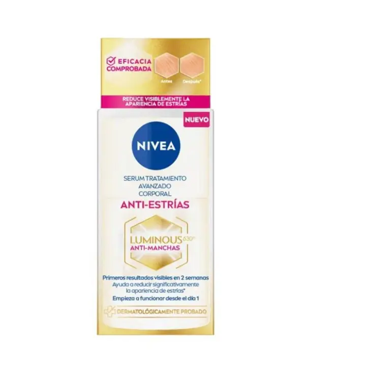 NIVEA Luminous Serum Tratamiento Avanzado Corporal Antiestrías 100 ml - 1