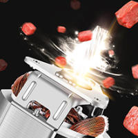 Picadora de Carne Eléctrica Aobosi 1200W - Salchicha y Máquina Picadora Carne - 3 Placas de Molienda - details 6