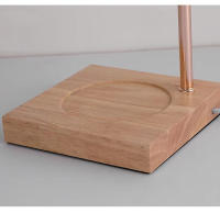 Lámpara De Mesa Calentadora De Velas Con Base De Madera Luz Dimmer Para Decoración De Habitación Y Hogar Accesorios Para Velas Y Luz - details 3