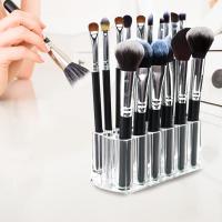 Organizador De Pinceles Para Uñas De Acrílico Con 26 Agujeros Soporte De Exhibición Para Maquillaje Y Herramientas De Uñas Caso De Mostrador - details 3