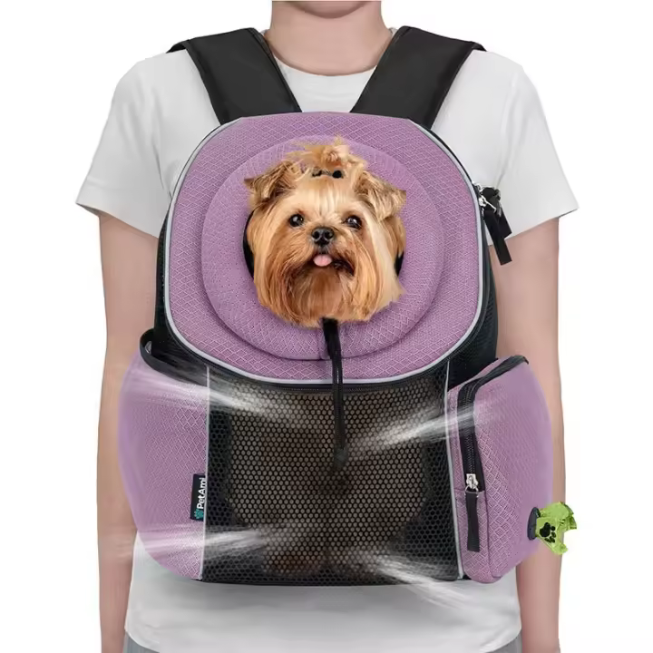 Bolsa de pecho para mascotas with Cabeza expuesta, Bolsa de Hombre Doble para mascotas, Bolsa de pecho portáthil y transpired para Gatos - 1