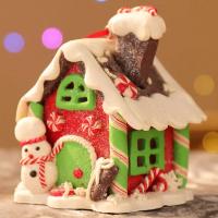 Luz LED Para Decoración De Navidad Casa De Galleta Adorno De Árbol De Navidad Y Año Nuevo Material De Silicona Tamaño Pequeño - details 4