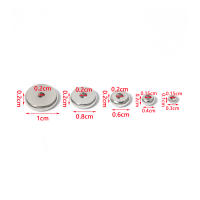 20/40pcs Cuentas De Espaciador Planas En Acero Inoxidable 3-10mm Color Oro Con Agujero Grande Para Creación De Joyas Pulseras - details 6