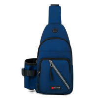 Bolso cruzado deportivo casual para hombres con cremalleras dobles, perfecto para uso diario, compras, viajes, para llevar teléfono celular, llaves y artículos pequeños. Regalo ideal para el Día del Padre, Halloween, Navidad o para estudiantes universitar - details 6