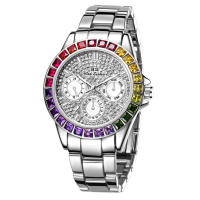 Relojes de mujer Relojes de cuarzo de lujo Reloj de pulsera creativo de moda impermeable - details 12