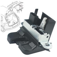 Cerradura De Maletero Trasero Actuador De Resorte Para VW Golf Passat Tiguán SEAT 5ND827505 5KD827505 6RD827505 Material PLASTIC COPPER - details 1