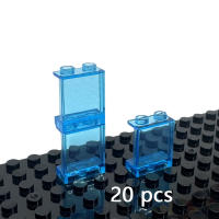 20Pcs Bloques De Construcción DIY Transparentes 1x2x2 Ventanas Marco De Pared Ciudad Edificios Gruesos Juguetes Para Niños De 6 a 12 Años - details 3