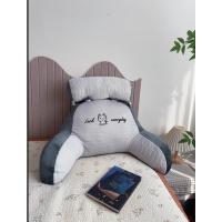 Cojín De Lectura Ajustable 1pc Soporte Ergonómico Para Espalda Para Cama/Sofá/Piso Diseño Cuadrado Gris Transpirable Y Confortable - details 5
