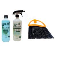 Ecojin Spa + Nueva Escoba de Laboncler a Elegir – Con Efecto Electrostático que Atrapa Pelos, Moléculas de Polvo y Pelusas. Diseño con Base Ultrarresistente a Golpes, Rosca de Sujeción Fija y Alta Resistencia a Químicos Agresivos. eco jin - details 2