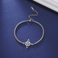 Pulsera De Encanto De Brujería Skyrim Para Mujer Cadena De Acero Inoxidable Pulsera Vintage Geométrica Adecuada Para El Día Regalo De Amuleto Wicca - details 7