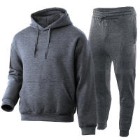 Conjunto De Pantalones Con Capucha Y Sudadera De Baloncesto Para Hombres Ropa Deportiva Casual Estilo Tracksuit Material Poliéster Y Algodón Cierre Con Cordón Pantalones Con Bolsillos - details 5
