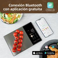 Báscula Inteligente De Cocina De Acero Inoxidable Para Alimentos Calculadora De Nutrición Calorías Proteínas Grasa Carbohidratos 11LB/5kg Para Cocina Saludable - details 9