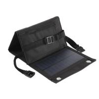 Panel Solar Plegable De 20W Con Bolsa Cargador De Célula Solar 5V USB Para Teléfono Móvil Camping Montañismo Ciclismo - details 13