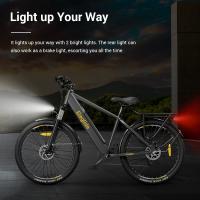 Eleglide T1 Bicicleta eléctrica de trekking con neumáticos de 27,5 pulgadas, batería de 36V 13Ah, motor de 250W, Shimano 7 velocidades, velocidad máxima de 25 km/h, alcance máximo de 100 km, resistente al agua IPX4, freno de disco dual - details 15