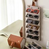 Estuche De Línea De PU Para Gafas Y Solares Portátil Plegable Con 2/3/4/5 Cajas Organizadoras Para Ópticas Unisex - details 0
